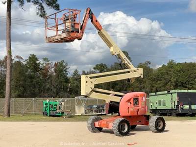 2015 JLG 450AJ 45' 4WD Diesel Articulating Boom Lift Man Aerial Platform bidadoo