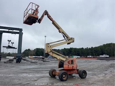 2014 JLG 450AJ 45' 4WD Diesel Articulating Boom Lift Aerial Platform bidadoo