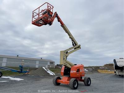 2015 JLG 450AJ 45' 4WD Diesel Articulating Boom Lift Man Aerial bidadoo