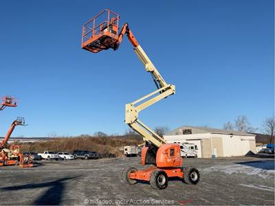 2015 JLG 450AJ 45' 4WD Diesel Articulating Boom Lift Man Aerial Jib bidadoo