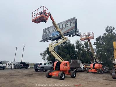 2015 JLG 450AJ 45' 4WD Articulating Boom Lift Man Aerial SkyPower bidadoo