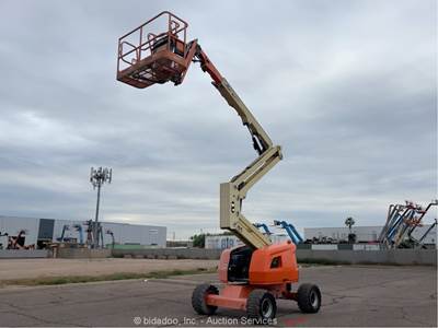 2015 JLG 450AJ 45’ 4WD Dual Fuel Articulating Boom Lift Man Aerial Jib bidadoo