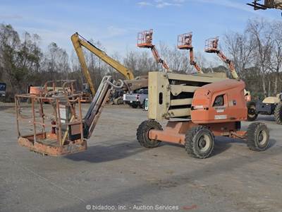 2017 JLG 450AJ 45' 4WD Diesel Articulating Boom Lift Man Aerial bidadoo -Repair