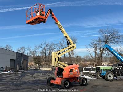 2015 JLG 450AJ 45’ 4WD Diesel Articulating Boom Lift Man Aerial Platform bidadoo
