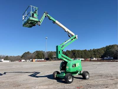 2015 JLG 450AJ 45' 4WD Diesel Articulating Boom Lift Man Aerial Platform bidadoo