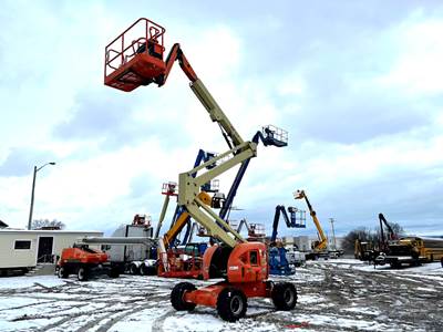 2014 JLG 450AJ 45' 4WD Diesel Articulating Boom Lift Man Aerial Platform bidadoo