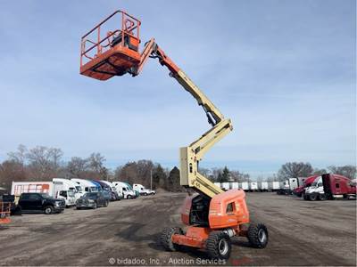 2015 JLG 450AJ 45' 4WD D/F SkyPower Articulating Boom Lift Man Aerial bidadoo