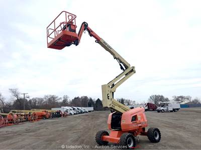 2015 JLG 450AJ 45' 4WD D/F SkyPower Articulating Boom Lift Man Aerial bidadoo
