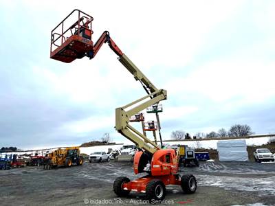 2015 JLG 450AJ 45' 4WD Diesel Articulating Boom Lift Man Aerial Platform bidadoo