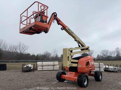 2015 JLG 450AJ 45’ 4WD Articulating Boom Lift Aerial Platform Hyd Jib bidadoo