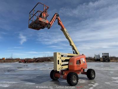2015 JLG 450AJ 45' 4WD Diesel Articulating Boom Lift Mobile Aerial Jib bidadoo