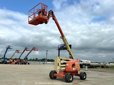 2016 JLG 450AJ 45' 4WD Diesel Articulating Boom Lift Man Aerial Platform bidadoo