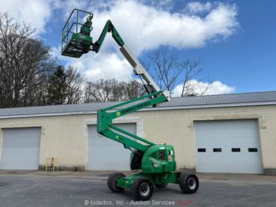 2014 JLG 450AJ 45' 4WD Dual Fuel Articulating Boom Lift Man Aerial bidadoo