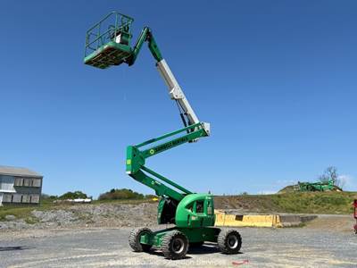 2015 JLG 450AJ 45' 4WD Diesel Articulating Boom Lift Man Aerial Platform bidadoo
