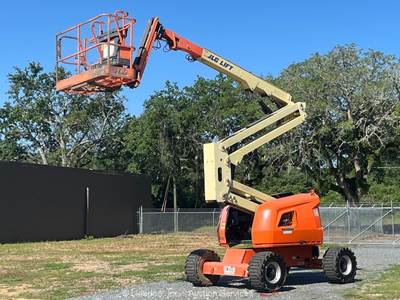 2015 JLG 450AJ 45' 4WD Diesel Articulating Boom Lift Man Aerial Platform bidadoo