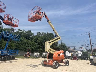 2016 JLG 450AJ 45' 4WD Diesel Articulating Boom Lift Man Aerial Platform bidadoo