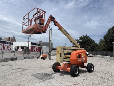 2017 JLG 450AJ 45' 4WD Diesel Articulating Boom Lift Man Aerial bidadoo
