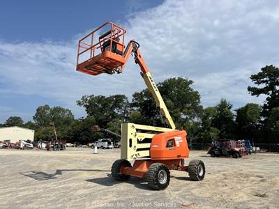 2018 JLG 450AJ 45' 4WD Diesel Articulating Boom Lift Man Aerial Platform bidadoo