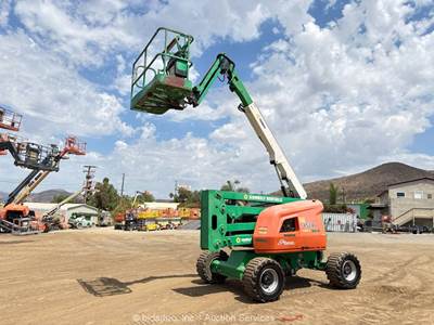 2017 JLG 450AJ 45' 4WD D/F Articulating Boom Lift Man Aerial SkyPower bidadoo