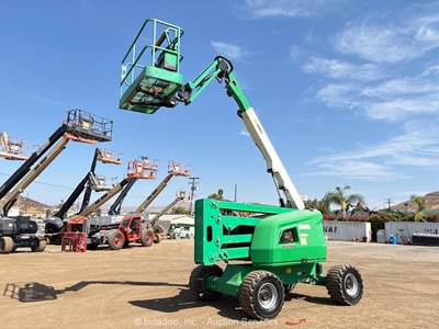2017 JLG 450AJ 45' 4WD Diesel Articulating Boom Lift Man Aerial Platform bidadoo
