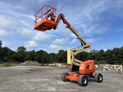2016 JLG 450AJ 45’ 4WD Diesel Articulating Boom Lift Man Aerial Skypower bidadoo