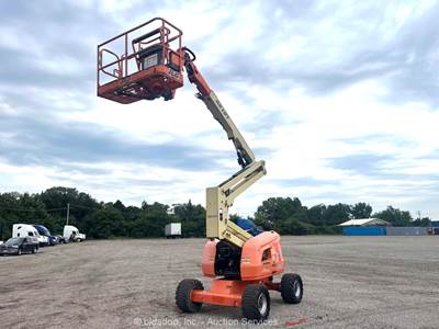 2016 JLG 450AJ 45’ 4WD Diesel Articulating Boom Lift Man Aerial Platform bidadoo