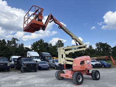 2016 JLG 450AJ 45’ 4WD Diesel Articulating Boom Lift Man Aerial Platform bidadoo