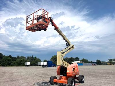 2016 JLG 450AJ 45’ 4WD Diesel Articulating Boom Lift Man Aerial Platform bidadoo