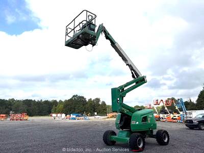 2015 JLG 450AJ 45' 4WD D/F Articulating Boom Lift Man Aerial Platform bidadoo