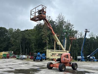 2012 JLG 450AJ 45' 4WD Diesel Articulating Boom Lift Man Aerial Platform bidadoo