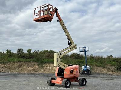 2017 JLG 450AJ 45' 4WD Diesel Articulating Boom Lift Man Aerial Deutz bidadoo