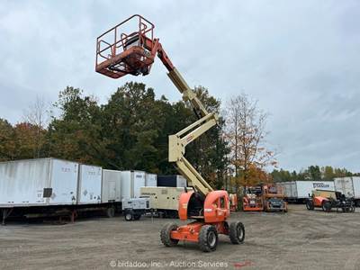 2011 JLG 450AJ 45' 4WD Articulating Diesel Boom Lift Man Aerial Platform bidadoo