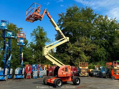2014 JLG 450AJ 45' 4WD Diesel Articulating Boom Lift Man Aerial Platform bidadoo