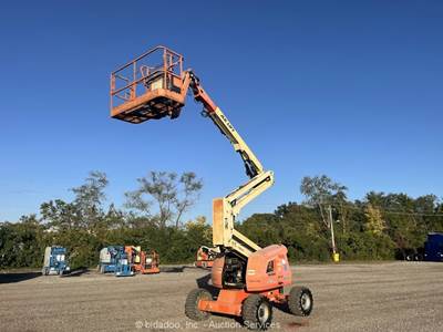 2016 JLG 450AJ 45’ 4WD Diesel Articulating Boom Lift Man Aerial Platform bidadoo