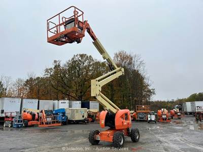 2012 JLG 450AJ 45' 4WD Dual Fuel Articulating Boom Lift Aerial Platform bidadoo