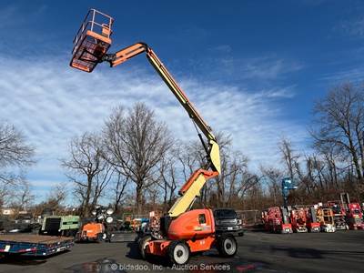 2015 JLG 600AJ 60' 4WD Diesel Articulating Boom Lift Man Aerial Skypower bidadoo