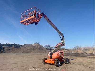 2016 JLG 600AJ 60' 4WD Diesel Articulating Boom Lift Man Aerial Platform bidadoo