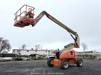 2016 JLG 600AJ 60' 4WD Diesel Articulating Boom Lift Man Aerial SkyPower bidadoo