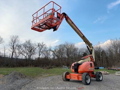 2016 JLG 600AJ 60' 4WD Diesel Articulating Boom Lift Man Aerial Platform bidadoo