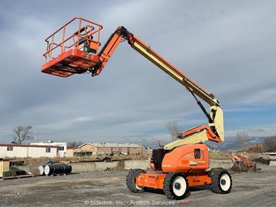 2016 JLG 600AJ 60' Articulating Jib Boom Lift Man Aerial Diesel SkyPower bidadoo