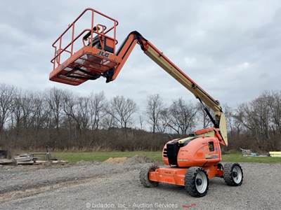 2016 JLG 600AJ 60' 4WD Diesel Articulating Boom Lift Man Aerial Skypower bidadoo