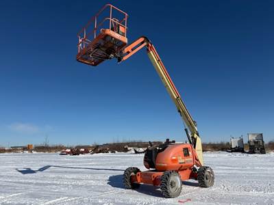 2014 JLG 600AJ 60' 4WD Diesel Articulating Boom Lift Man Aerial Platform bidadoo