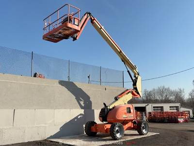 2014 JLG 600AJ 60' 4WD Diesel Articulating Boom Lift Man Aerial Platform bidadoo