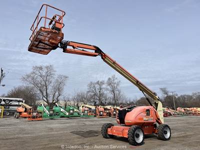 2016 JLG 600AJ 60' 4WD Diesel Articulating Boom Lift Man Aerial Platform bidadoo