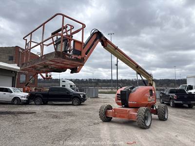 2016 JLG 600AJ 60' 4WD Diesel Articulating Boom Lift Man Aerial Platform bidadoo