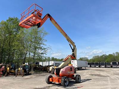 2015 JLG 600AJ 60’ 4WD Articulating Boom Lift Man Aerial Platform D/F bidadoo