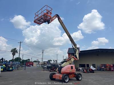 2016 JLG 600AJ 60' 4WD Diesel Articulating Boom Lift Man Aerial Platform bidadoo