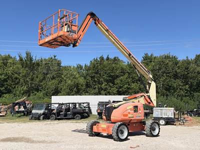 2017 JLG 600AJ 60' 4WD Diesel Articulating Boom Lift Man Aerial Platform bidadoo