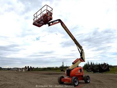 2013 JLG 600AJ 60' 4WD Diesel Articulating Boom Lift Man Aerial Platform bidadoo
