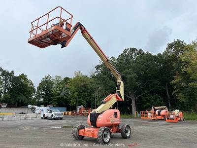 2013 JLG 600AJ 60' 4WD Dual Fuel Articulating Boom Lift Man Aerial bidadoo